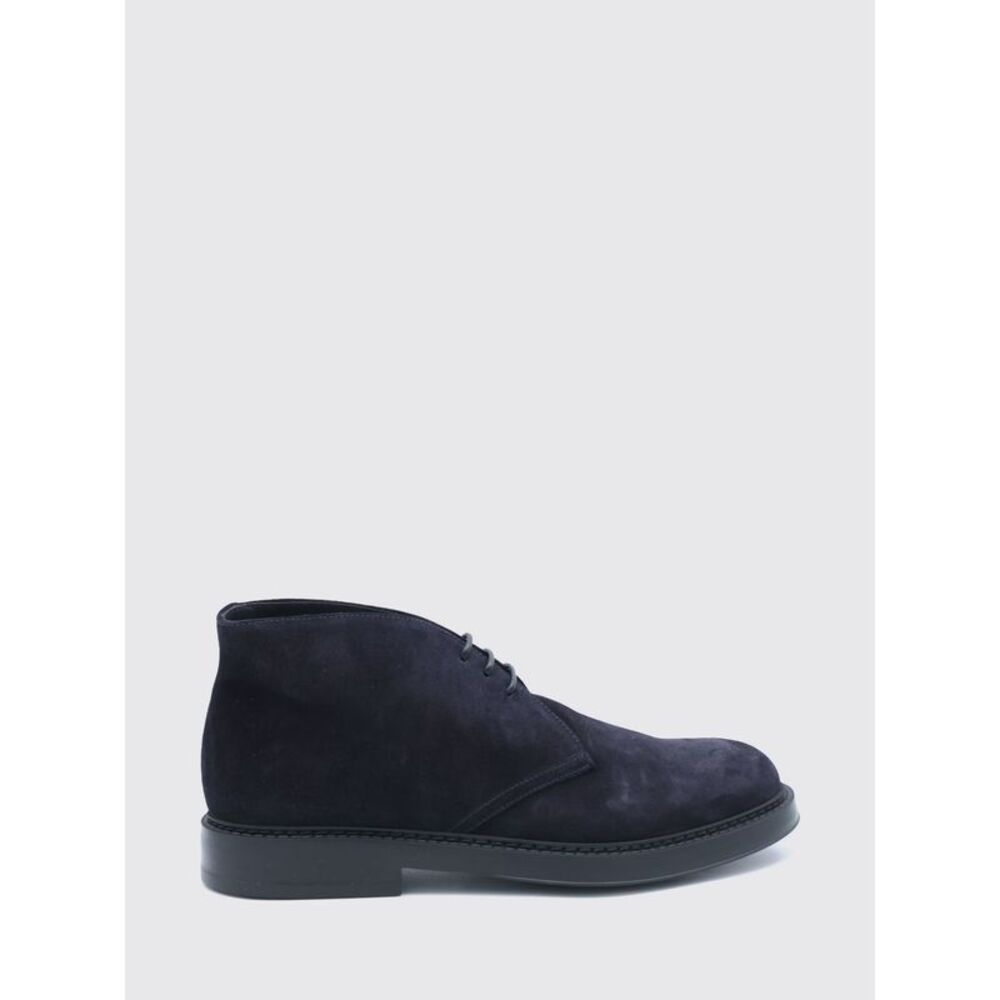 Doucal's Men Suede Leather Chukka Boots Doucal's With Rubber Sole